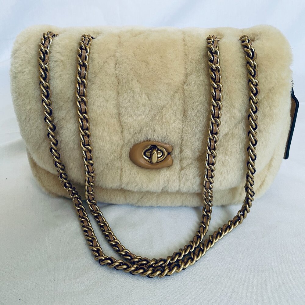 Coach Pillow Madison Shearing Shoulder Bag
